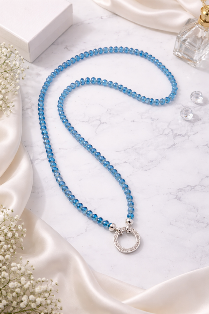 Variokette Blau Transparent 80 cm