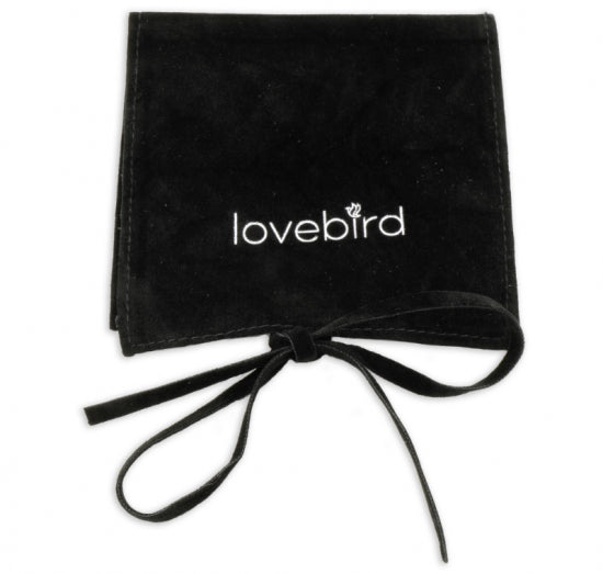 Lovebird Buchstabencollier  mit Zirkonia Echt Silber 925/000